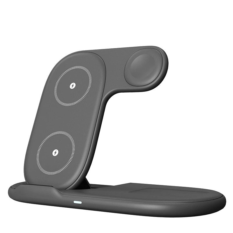 Folding 3-in-1 wireless charger