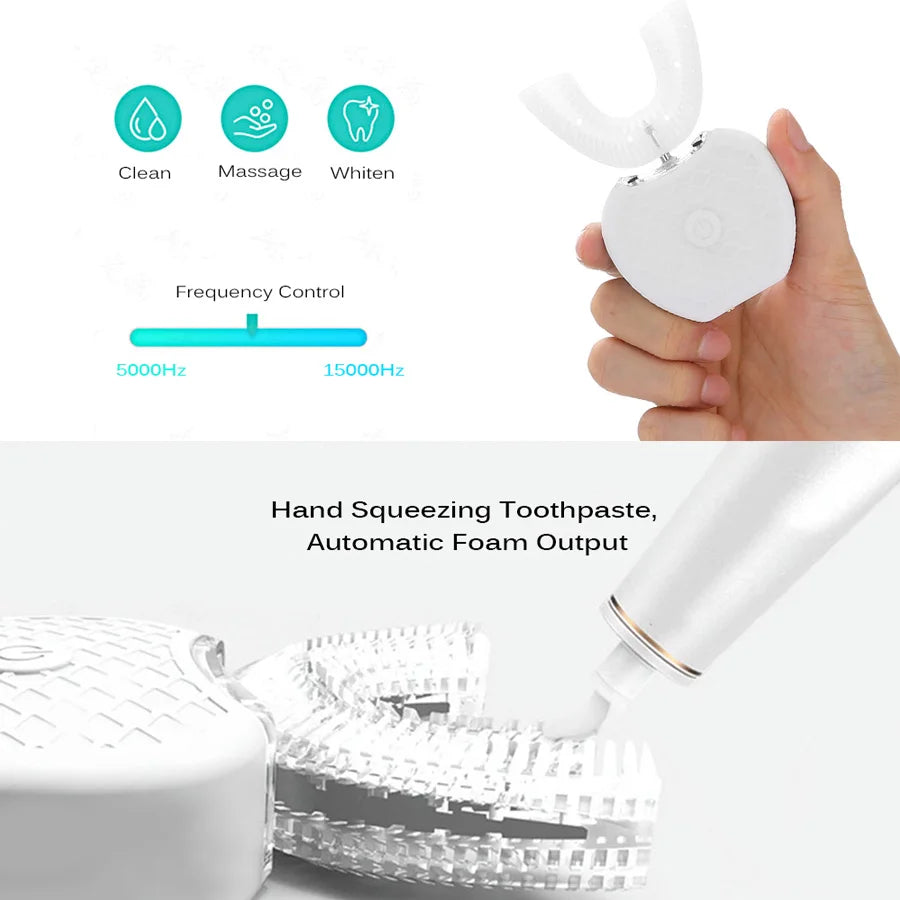 U shaped automatic toothbrush