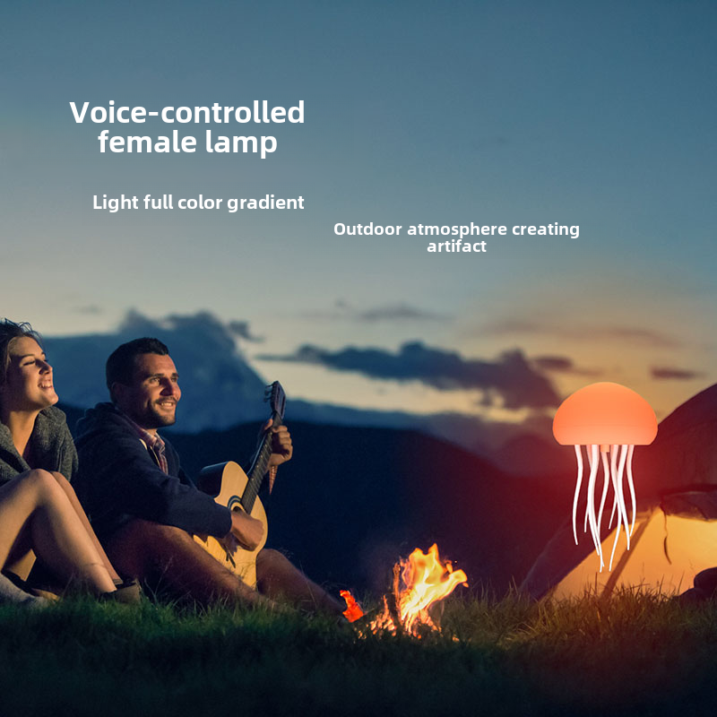 Relaxing jellyfish lamp