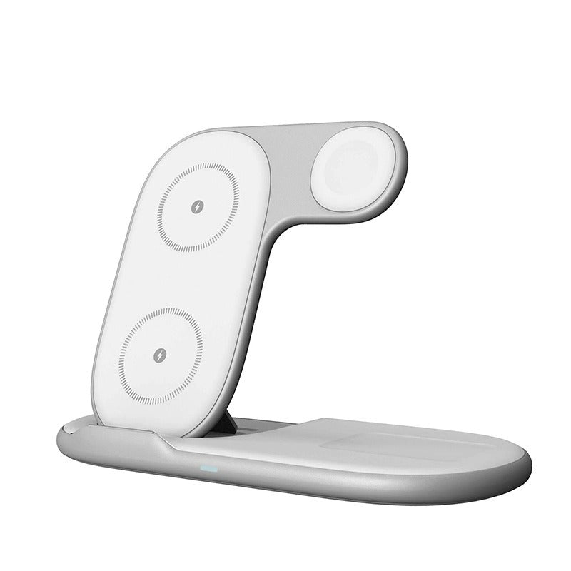 Folding 3-in-1 wireless charger
