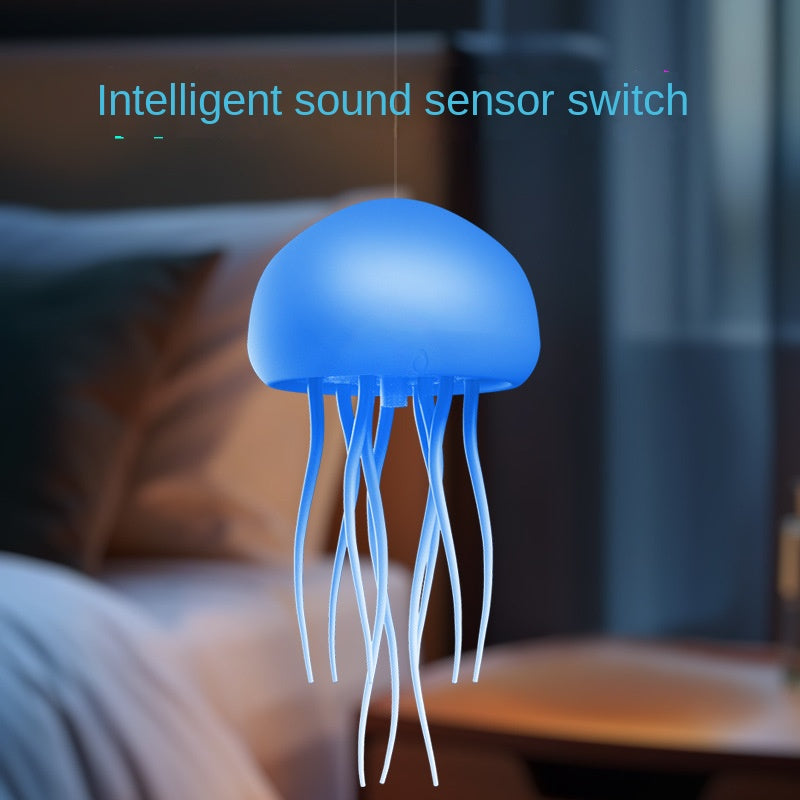 Relaxing jellyfish lamp